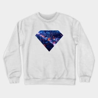 City Superhero Logo Crewneck Sweatshirt